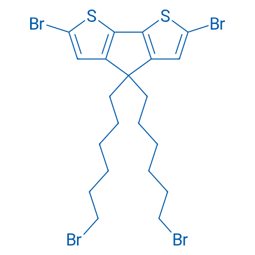 2,6-Dibromo-4,4-bis(6-bromohexyl)-4H-cyclopenta[1,2-b:5,4-b']dithiophene 250mg