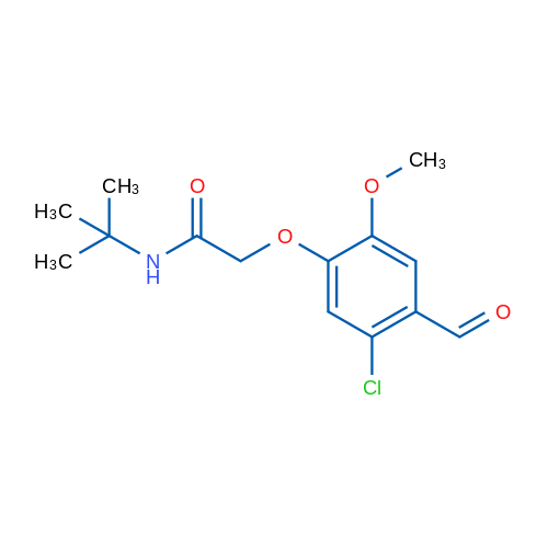 N-(tert-Butyl)-2-(5-chloro-4-formyl-2-methoxyphenoxy)acetamide 1g