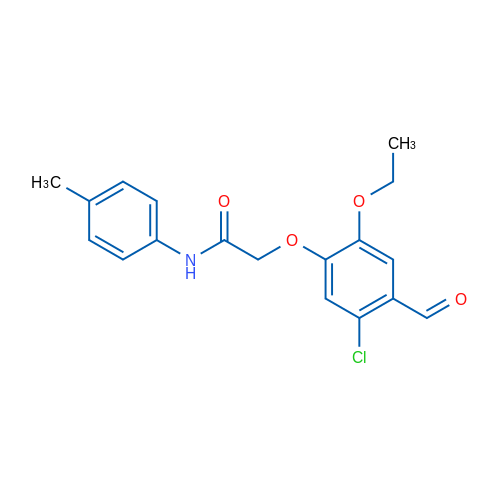 2-(5-Chloro-2-ethoxy-4-formylphenoxy)-N-(p-tolyl)acetamide 1g