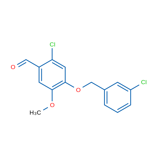 2-Chloro-4-((3-chlorobenzyl)oxy)-5-methoxybenzaldehyde 1g