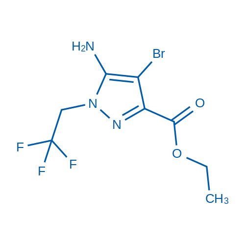 Ethyl 5-amino-4-bromo-1-(2,2,2-trifluoroethyl)pyrazole-3-carboxylate 1g