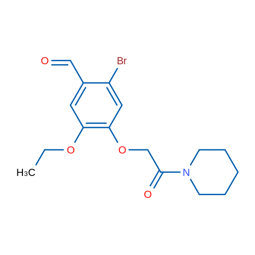 2-Bromo-5-ethoxy-4-(2-oxo-2-(piperidin-1-yl)ethoxy)benzaldehyde 1g