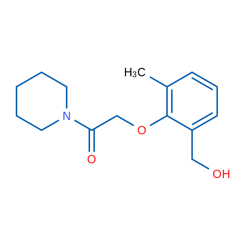 2-(2-(Hydroxymethyl)-6-methylphenoxy)-1-(piperidin-1-yl)ethanone 1g
