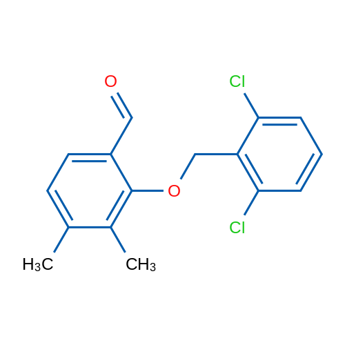 2-((2,6-Dichlorobenzyl)oxy)-3,4-dimethylbenzaldehyde 5g