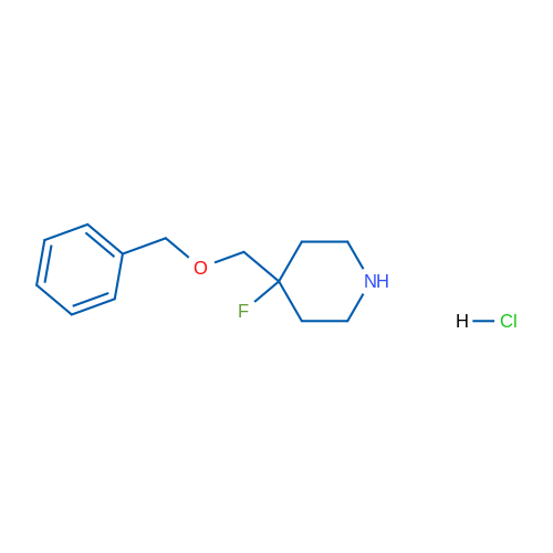 4-((Benzyloxy)methyl)-4-fluoropiperidine hydrochloride 250mg