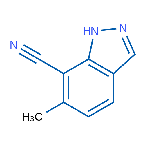 6-Methyl-1H-indazole-7-carbonitrile 1g