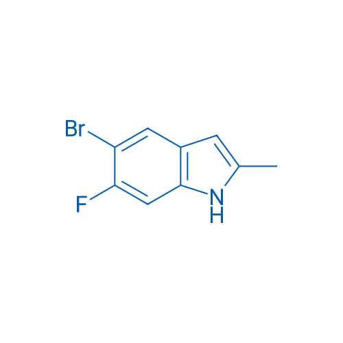 5-Bromo-6-fluoro-2-methyl-1H-indole 250mg