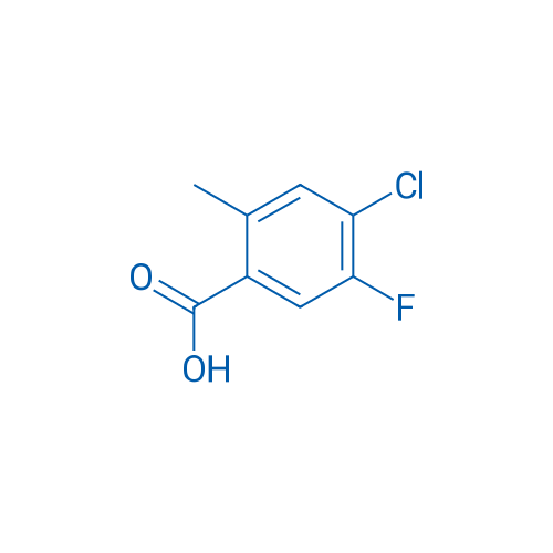 4-Chloro-5-fluoro-2-methylbenzoic acid 1g