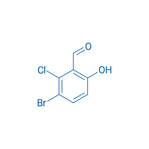 3-Bromo-2-chloro-6-hydroxybenzaldehyde 250mg