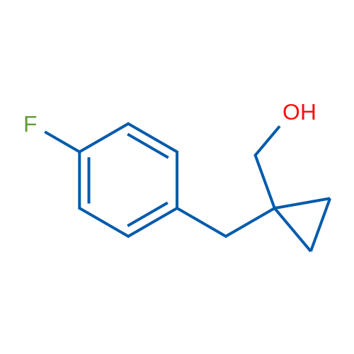{1-[(4-fluorophenyl)methyl]cyclopropyl}methanol 250mg