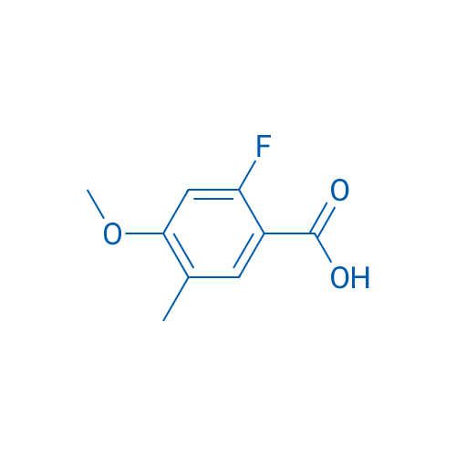 2-Fluoro-4-methoxy-5-methylbenzoic acid 250mg