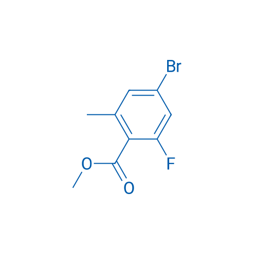 Methyl 4-bromo-2-fluoro-6-methylbenzoate 250mg