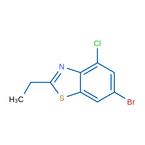 6-Bromo-4-chloro-2-ethyl-1,3-benzothiazole 1g