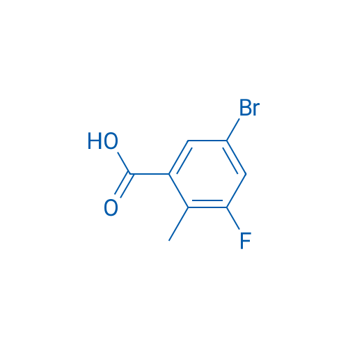 5-Bromo-3-fluoro-2-methylbenzoic acid 250mg