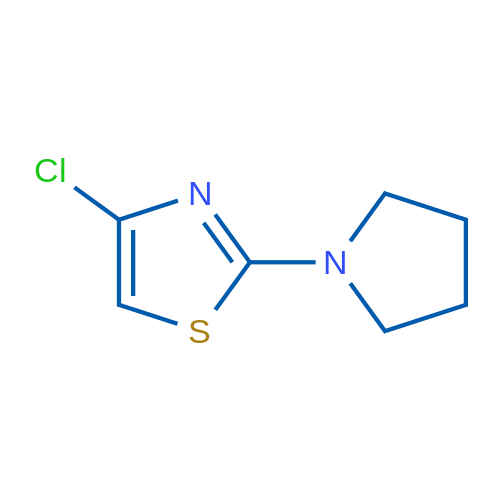 4-Chloro-2-(pyrrolidin-1-yl)thiazole 1g