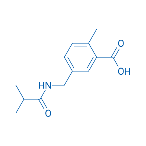 5-(Isobutyramidomethyl)-2-methylbenzoic acid 250mg