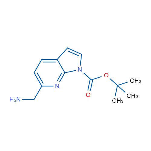 tert-Butyl 6-(aminomethyl)-1H-pyrrolo[2,3-b]pyridine-1-carboxylate 1g