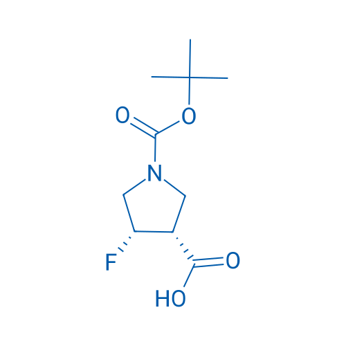 cis-1-(tert-Butoxycarbonyl)-4-fluoropyrrolidine-3-carboxylic acid 50mg