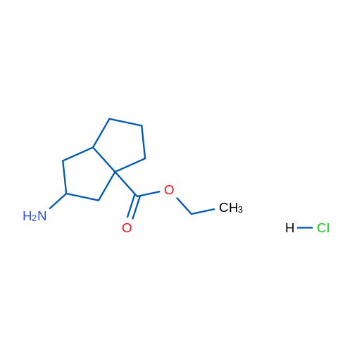Ethyl 2-aminooctahydropentalene-3a-carboxylate hydrochloride 1g
