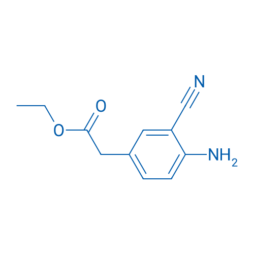 Ethyl 2-(4-amino-3-cyanophenyl)acetate 100mg