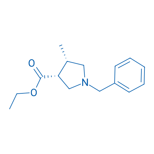 Rel-ethyl (3R,4S)-1-benzyl-4-methylpyrrolidine-3-carboxylate 250mg