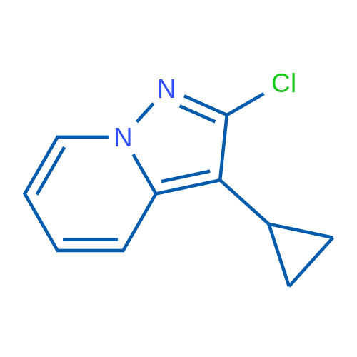 2-Chloro-3-cyclopropylpyrazolo[1,5-a]pyridine 1g