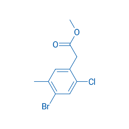 Methyl 2-(4-bromo-2-chloro-5-methylphenyl)acetate 1g