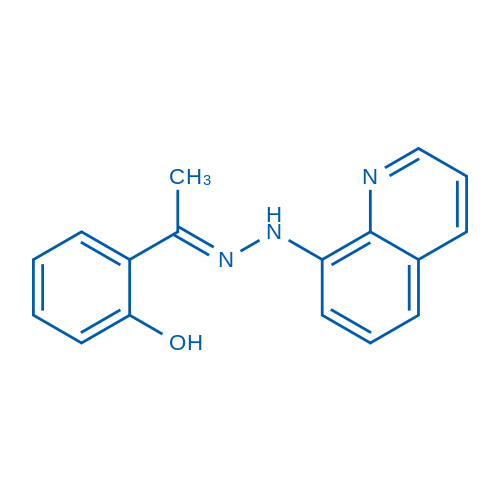 2-[(1E)-1-[2-(Quinolin-8-yl)hydrazin-1-ylidene]ethyl]phenol 5mg
