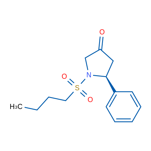 (S)-1-(Butylsulfonyl)-5-phenylpyrrolidin-3-one 1g