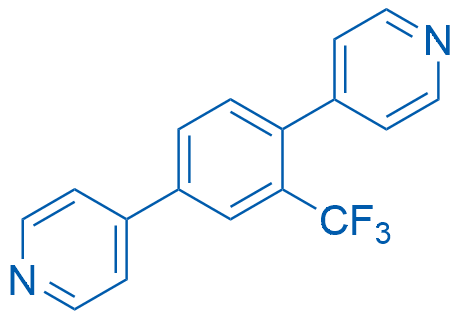 4,4'-(2-(Trifluoromethyl)-1,4-phenylene)dipyridine 1g