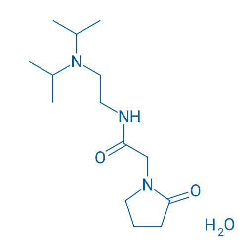 N-(2-(Diisopropylamino)ethyl)-2-(2-oxopyrrolidin-1-yl)acetamide hydrate 5g