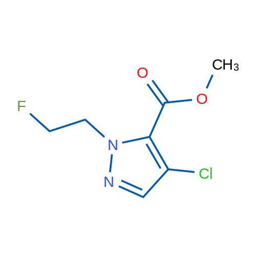 Methyl 4-chloro-1-(2-fluoroethyl)-1H-pyrazole-5-carboxylate 5g