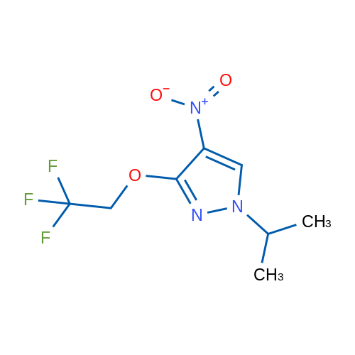1-Isopropyl-4-nitro-3-(2,2,2-trifluoroethoxy)-1H-pyrazole 5g