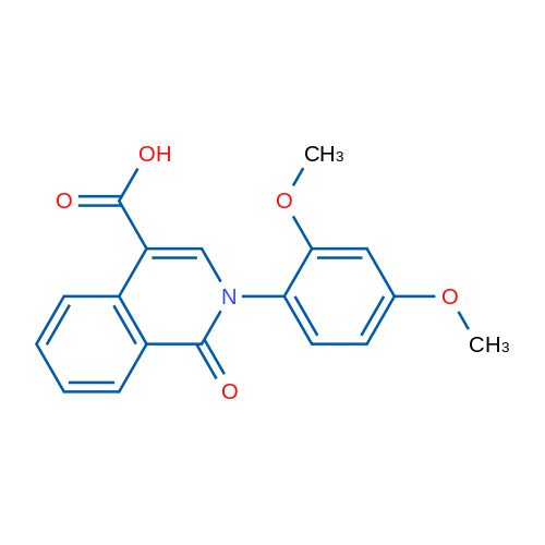 2-(2,4-Dimethoxyphenyl)-1-oxo-1,2-dihydroisoquinoline-4-carboxylic acid 1g