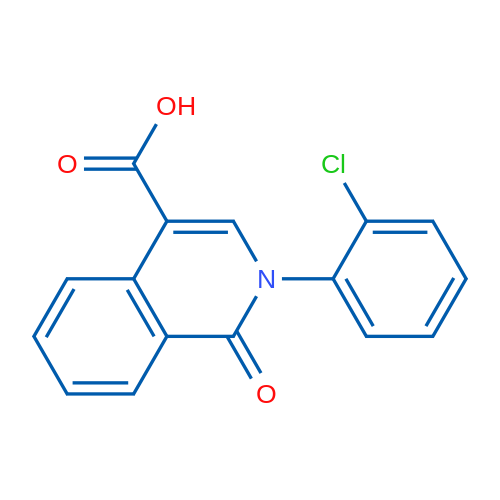 2-(2-Chlorophenyl)-1-oxo-1,2-dihydroisoquinoline-4-carboxylic acid 5g