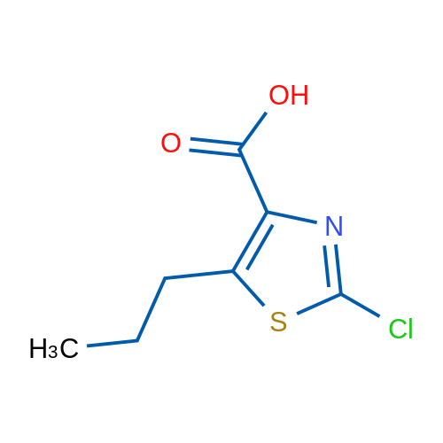 2-Chloro-5-propylthiazole-4-carboxylic acid 1g