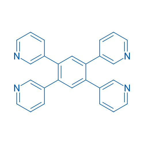 Pyridine, 3,3',3'',3'''-(1,2,4,5-benzenetetrayl)tetrakis- 100mg