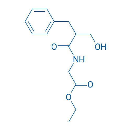 Ethyl 2-(2-benzyl-3-hydroxypropanamido)acetate 1g