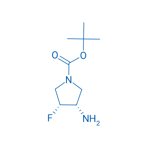 cis-tert-Butyl 3-amino-4-fluoropyrrolidine-1-carboxylate 1g