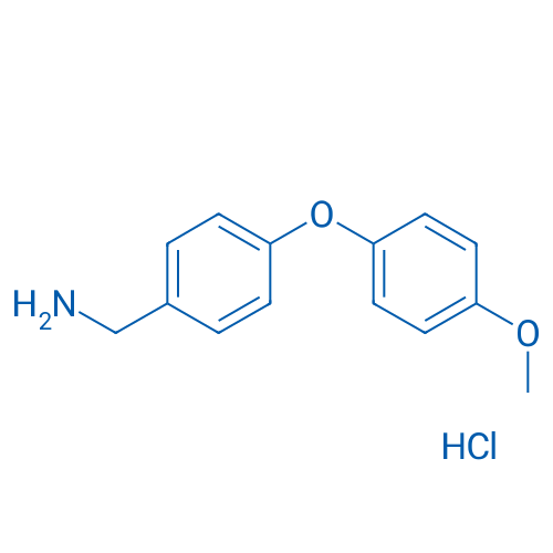 (4-(4-Methoxyphenoxy)phenyl)methanamine hydrochloride 100mg
