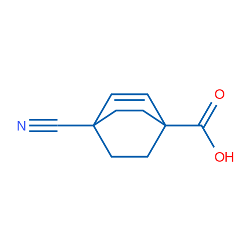 4-Cyanobicyclo[2.2.2]oct-2-ene-1-carboxylic acid 250mg