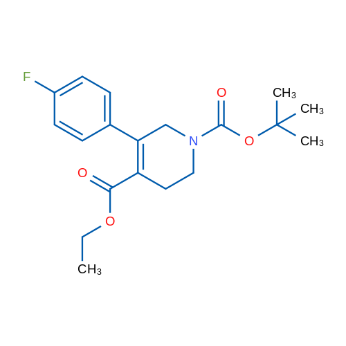 1-(tert-Butyl) 4-ethyl 5-(4-fluorophenyl)-3,6-dihydropyridine-1,4(2H)-dicarboxylate 1g