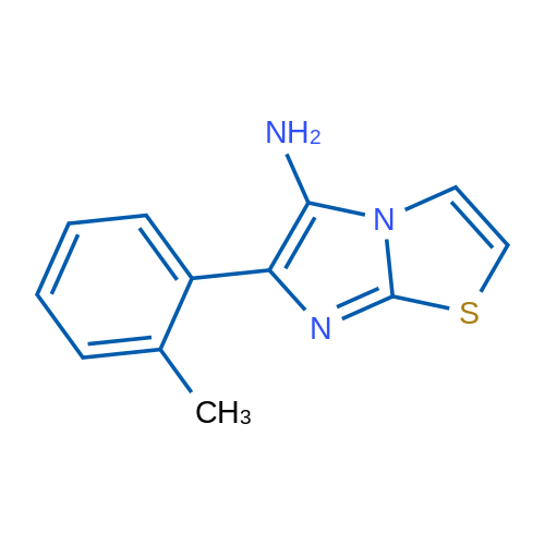 6-(2-Methylphenyl)imidazo[2,1-b][1,3]thiazol-5-amine 1g