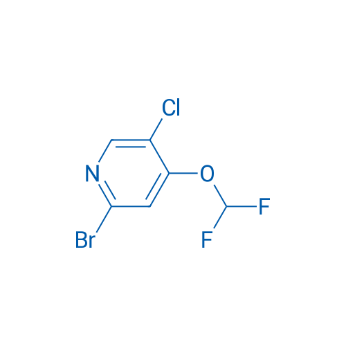 2-Bromo-5-chloro-4-(difluoromethoxy)pyridine 1g