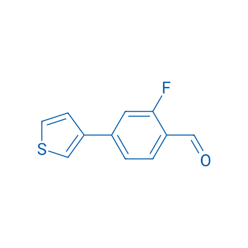 2-Fluoro-4-(thiophen-3-yl)benzaldehyde 1g