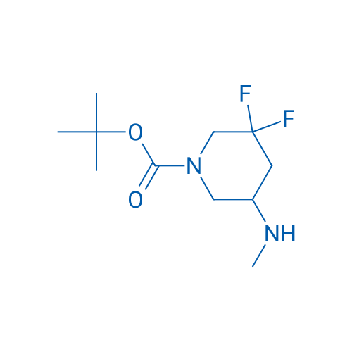 tert-Butyl 3,3-difluoro-5-(methylamino)piperidine-1-carboxylate 250mg
