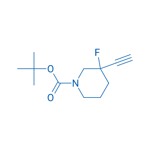 tert-Butyl 3-ethynyl-3-fluoropiperidine-1-carboxylate 1g