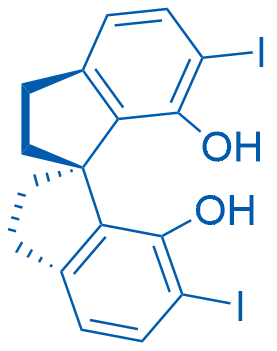 (R)-6,6'-Diiodo-2,2',3,3'-tetrahydro-1,1'-spirobi[indene]-7,7'-diol 250mg