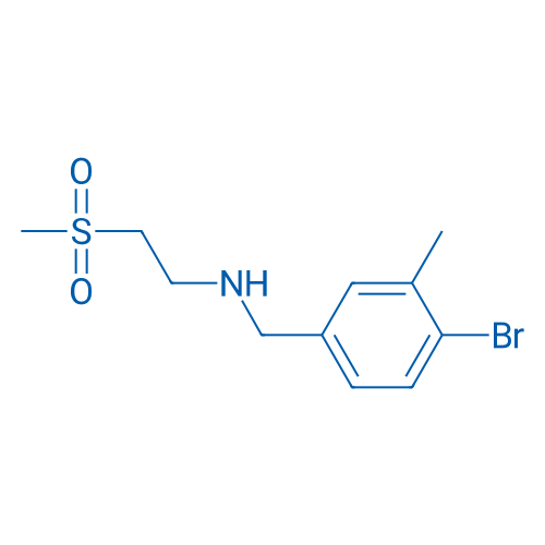 N-(4-Bromo-3-methylbenzyl)-2-(methylsulfonyl)ethanamine 100mg