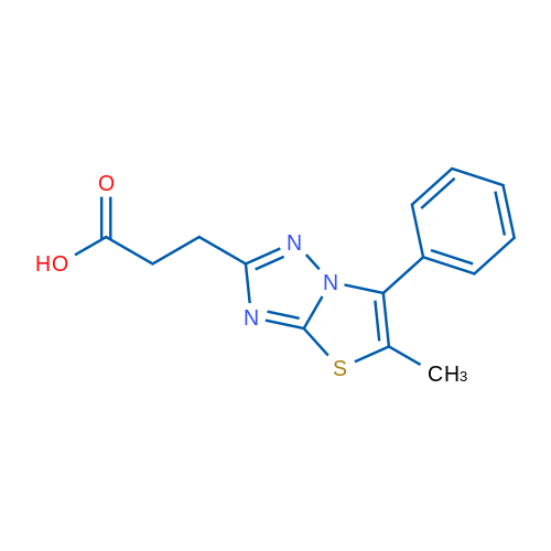 3-(5-Methyl-6-phenylthiazolo[3,2-b][1,2,4]triazol-2-yl)propanoic acid 1g